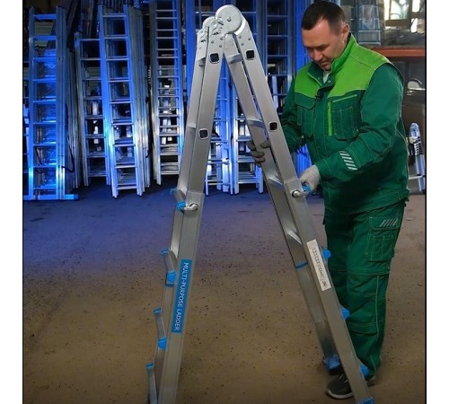 Лестница алюминиевая многофункциональная MULTI 4x7
